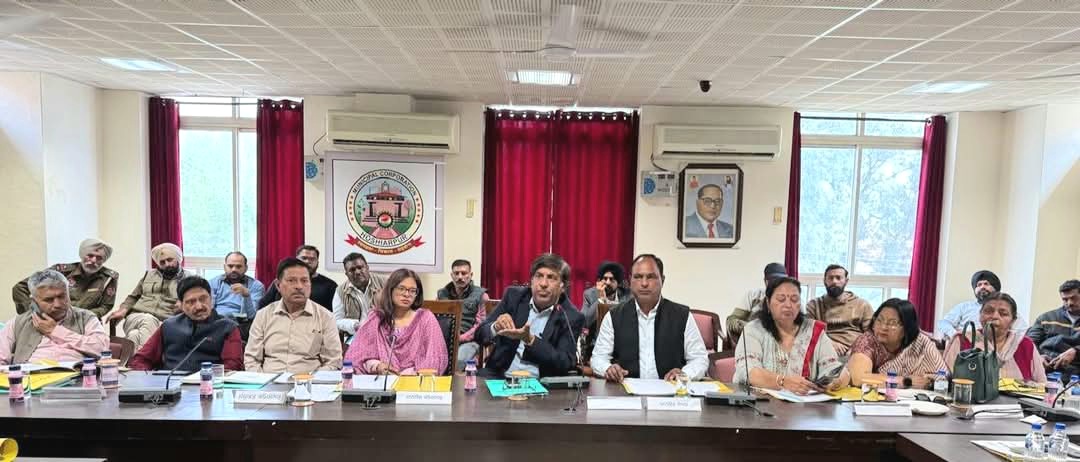 Municipal Corporation Hoshiarpur passed a total budget of Rs 7752.00 lakh for the year 2025-2026